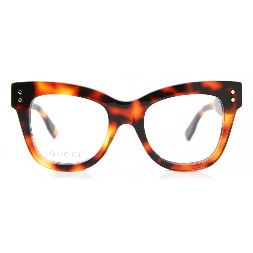 

Gucci Gg1082o 002 Women Eyeglasses Shiny Havana/50