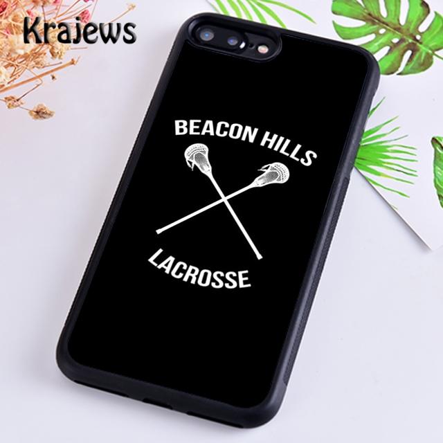 Krajews Beacon Hills Lacrosse Logo Teen Wolf Custodia Cover per Telefono Per iPhone 14 5 6s 7 8 plus XR XS 11 12 13 pro max Samsung S21 S22