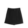 Women's Khaki High-Waisted A-Line Summer Shorts - Slimming, Petite, Ice Silk Casual Wear
