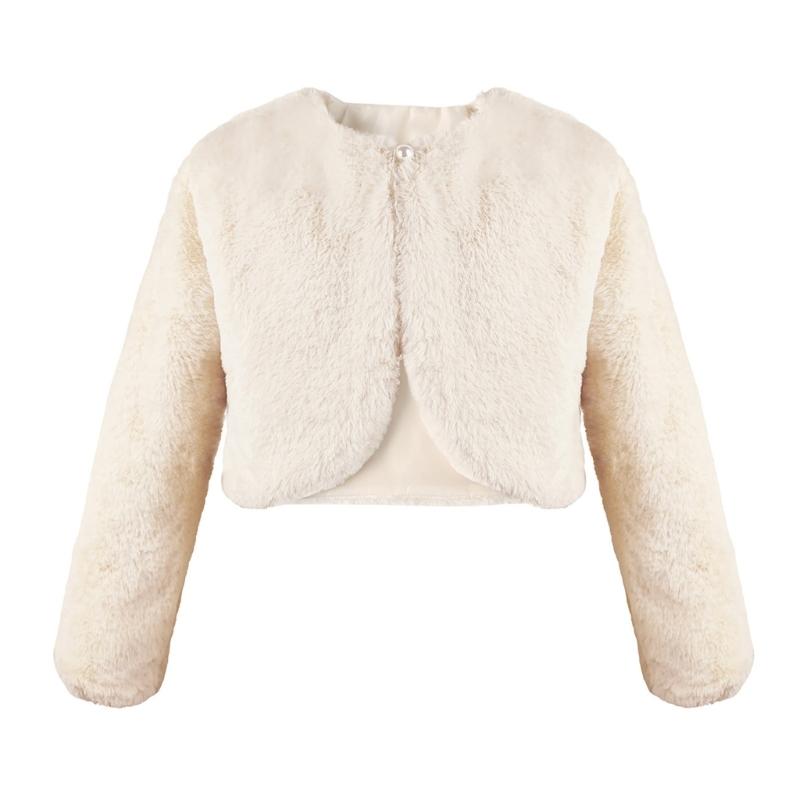 Tippet de demoiselle d'honneur Manteau chaud pour enfants Châle d'extérieur pour bébé Accessoires d'hiver pour fête de mariage