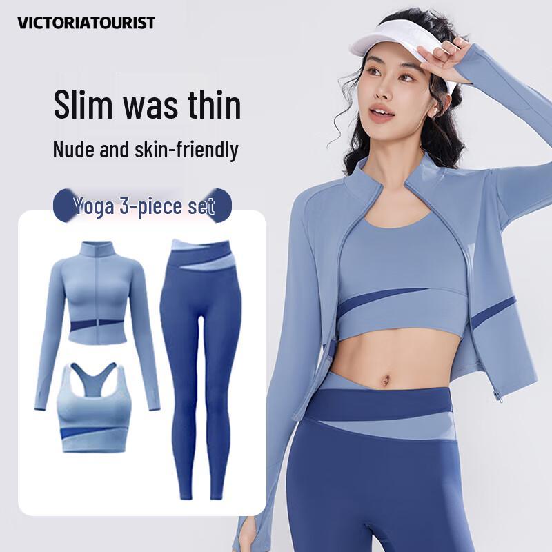 VICTORIATOURIST Women s Yoga Fitness Workout Set L
