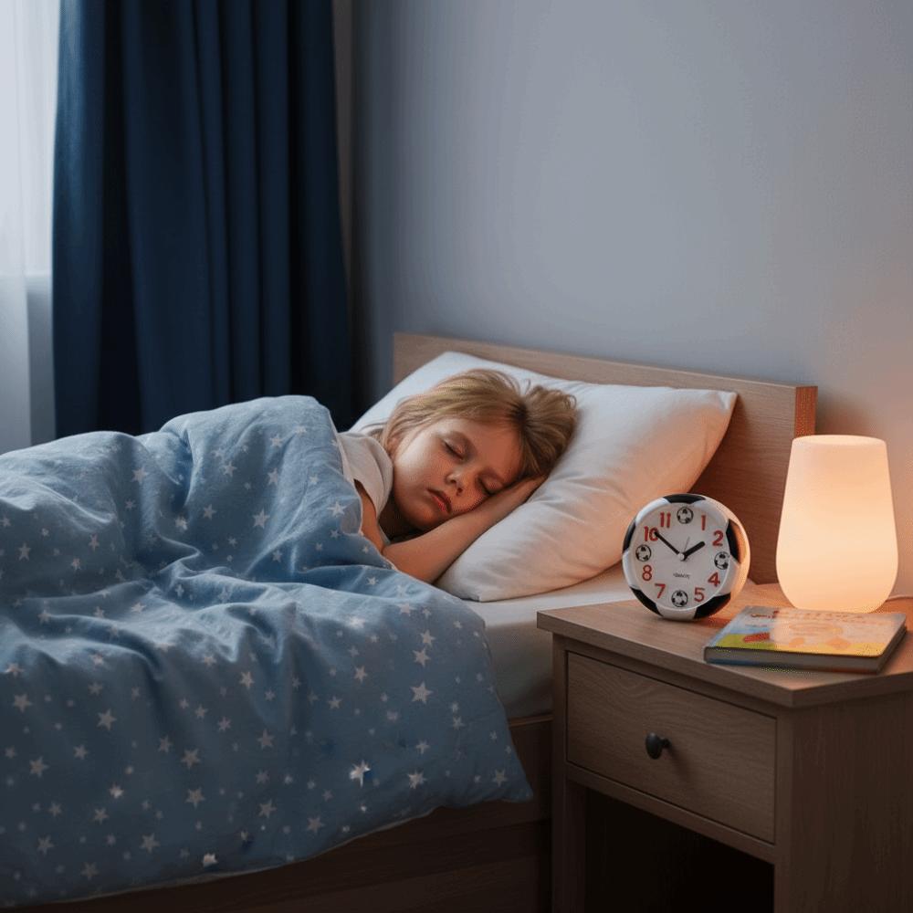 Cute Soccer Ball Alarm Clock A3PA Model Digital Alarm Clock  for Boys and Girls