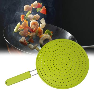 Pot Cover Spill-proof Splash Resistant Silicone Drain Sink Protection Mat Cushion Lid for Home