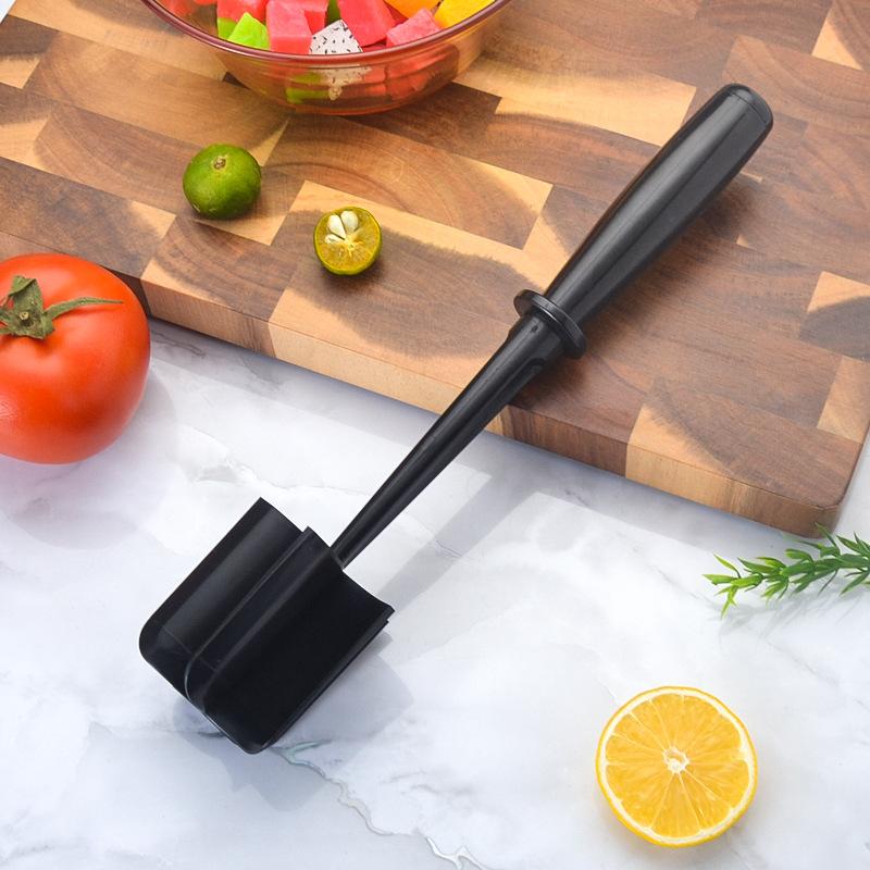 

Meat Chopper Hamburger Chopper Premium Heat Resistant Masher And Smasher For Hamburger Meat Ground Beef Ground Turkey Potato чёрный