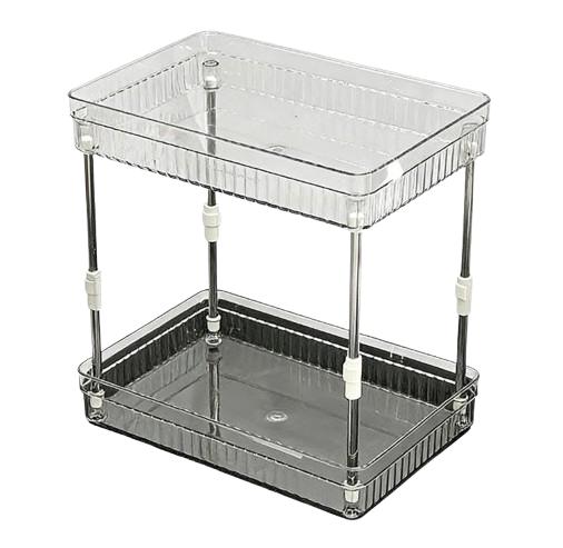 

Bathroom Countertop Organizer with Multi Layer Tray Shelf for Makeup Cosmetic and Skincare Storage Convenience