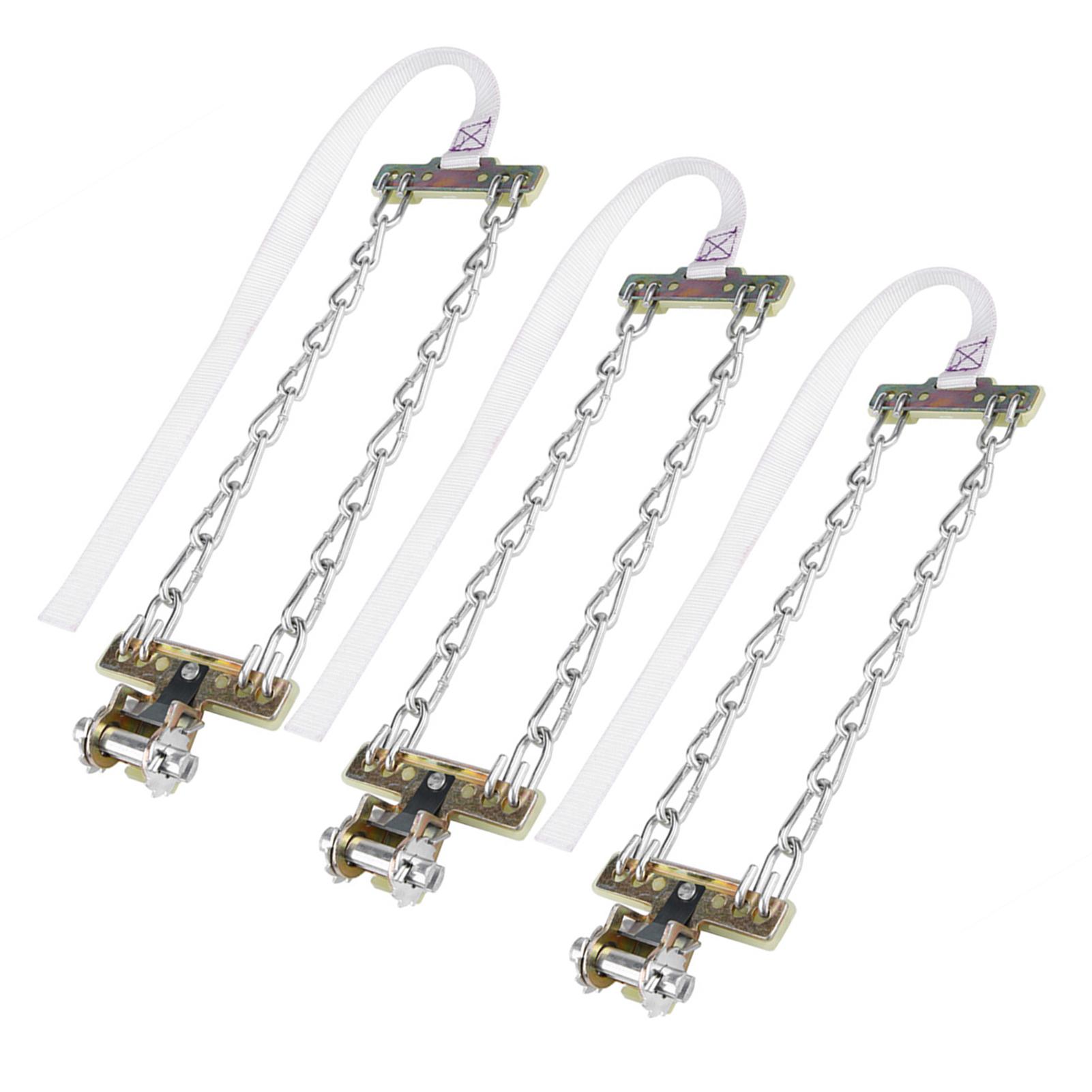 

3 шт. 235-285 мм противоскользящая цепь для защиты шин от грязи, льда и снега, зимняя защитная шина для автомобиля, грузовика, внедорожника Small