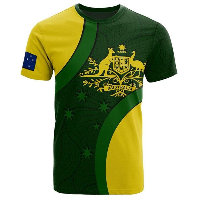 Men's 3D Printed T-Shirt Short Sleeve O-Neck Pullover Casual Top