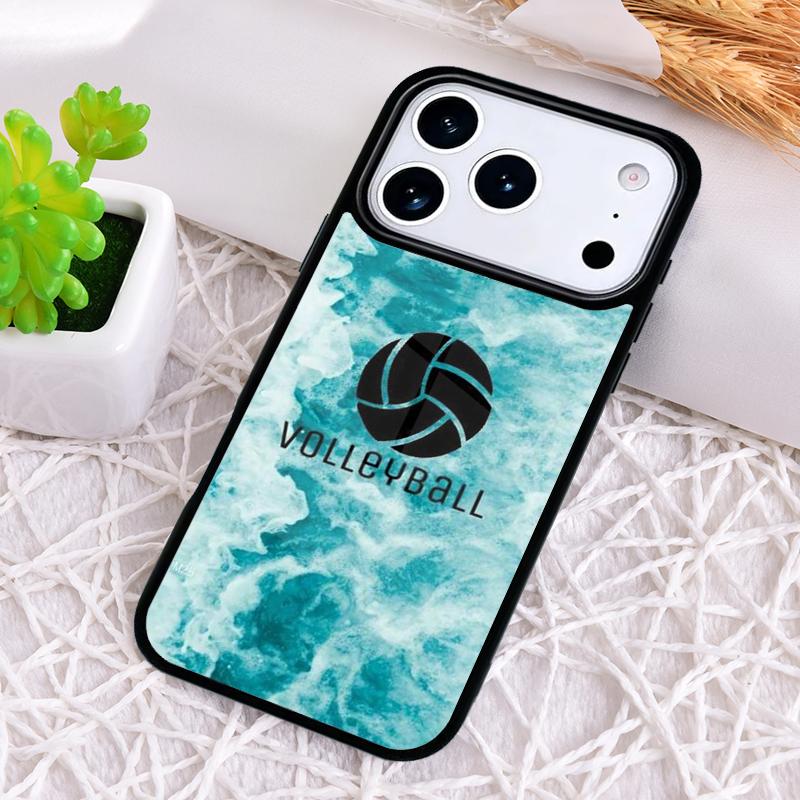 Volleyball Sport Shockproof Phone Case for iPhone 17 Air 16e 15 11 12 14 13 Pro Max Cover Coque