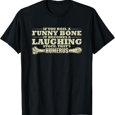 Biologie Anatomie Wetenschap Woordspeling Voor Grappige Botten T-shirt