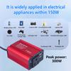 Car Inverter 150W DC 12V To AC 110V Power Converter Automatic Transformer with US Socket Dual USB Car Inverter Adapter Dropship