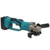1200W 125mm Cordless Brushless Angle Grinder Electric Grinding Cutting Machine DIY Woodworking Power Tool with 2 Battery