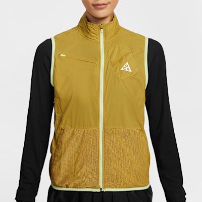 Nike ACG Running Gilets Women's Brown Coal/Light Lime/Dust Photon/Moun