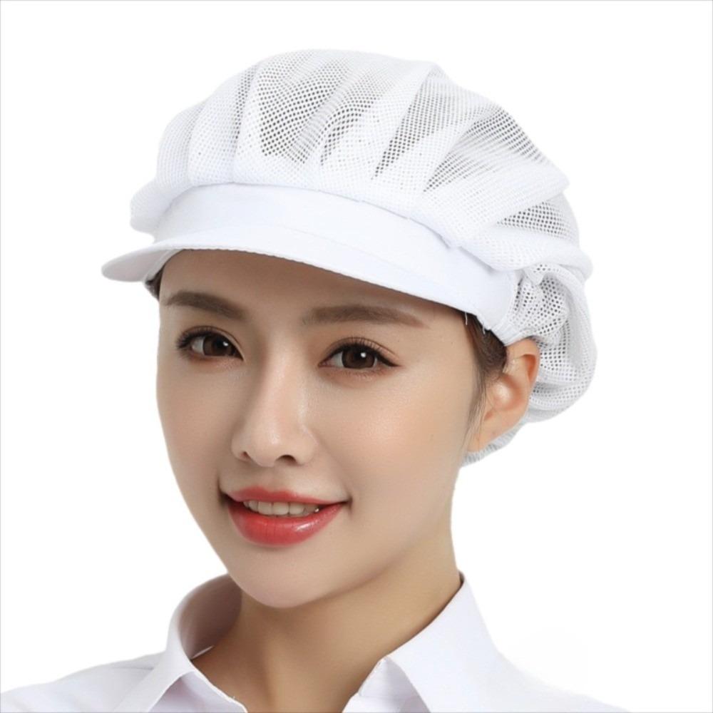 Oil Resistant Kitchen Work Cap Breathable Food Preparation Cap Chic Work Caps Food Handling