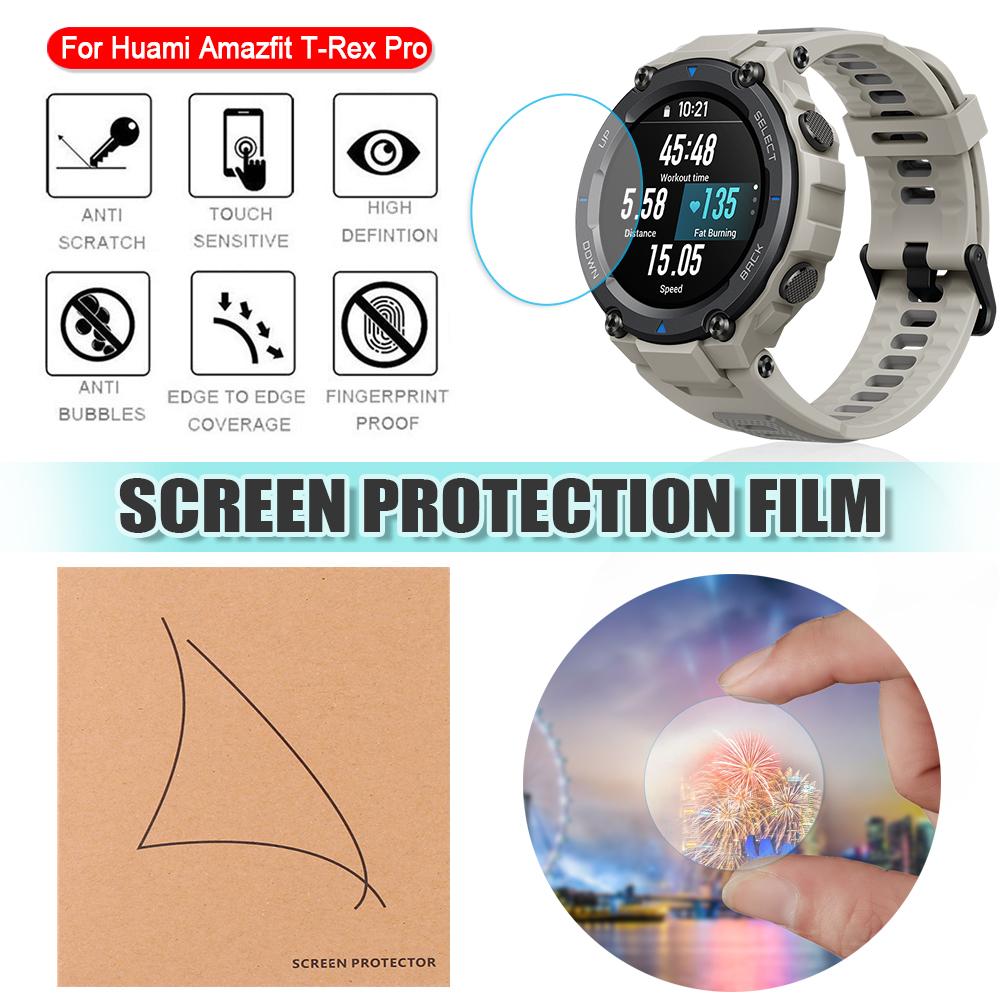 Tempered Glass Protective Film For Huami Amazfit T-Rex T-Rex Pro Smart Watch Screen Protector Accessories