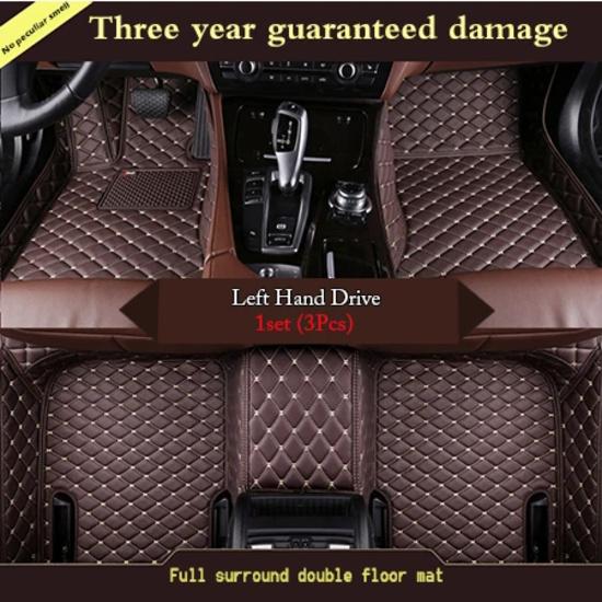 Auto Floor Mats Automobile Carpet Cover Car Foot Pads For BMW 3 Series 2013-2017 Years Accessories Protective Pad