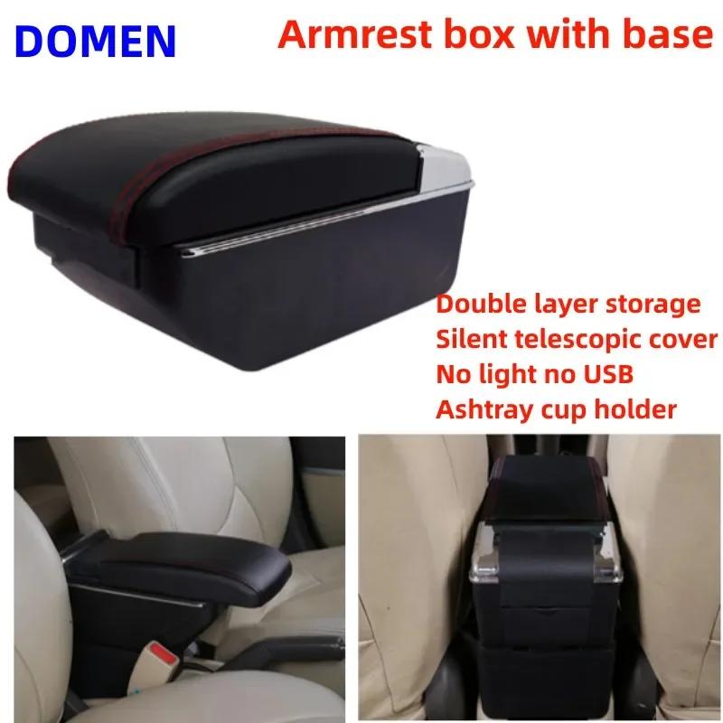 For Ibiza 6j Ibiza 6L Armrest Box For Seat Ibiza Car Armrest Central Storage Box Retrofit with USB Interior Car Accessories