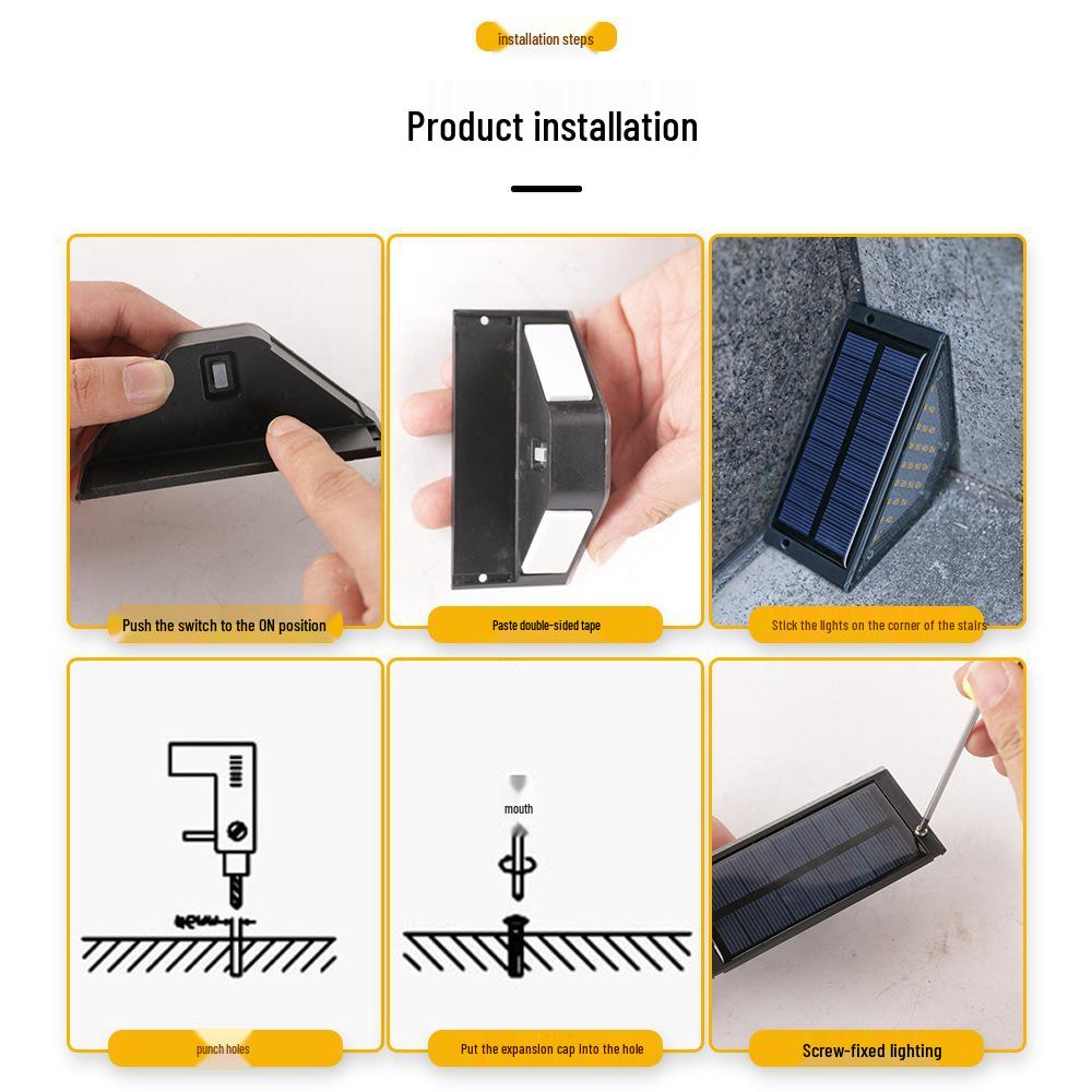 Solar Pathway Lights: Waterproof Outdoor Stair and Walkway Lighting
