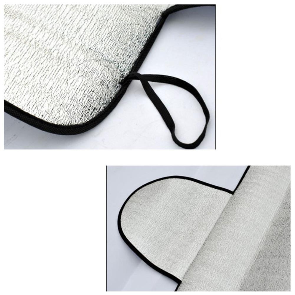 Auto SUV Faltbare Windschutzscheibenabdeckung Sonnenblende Versilbert Sonnenschutz Schützt Auto vor Schnee Eis Frost Hitze