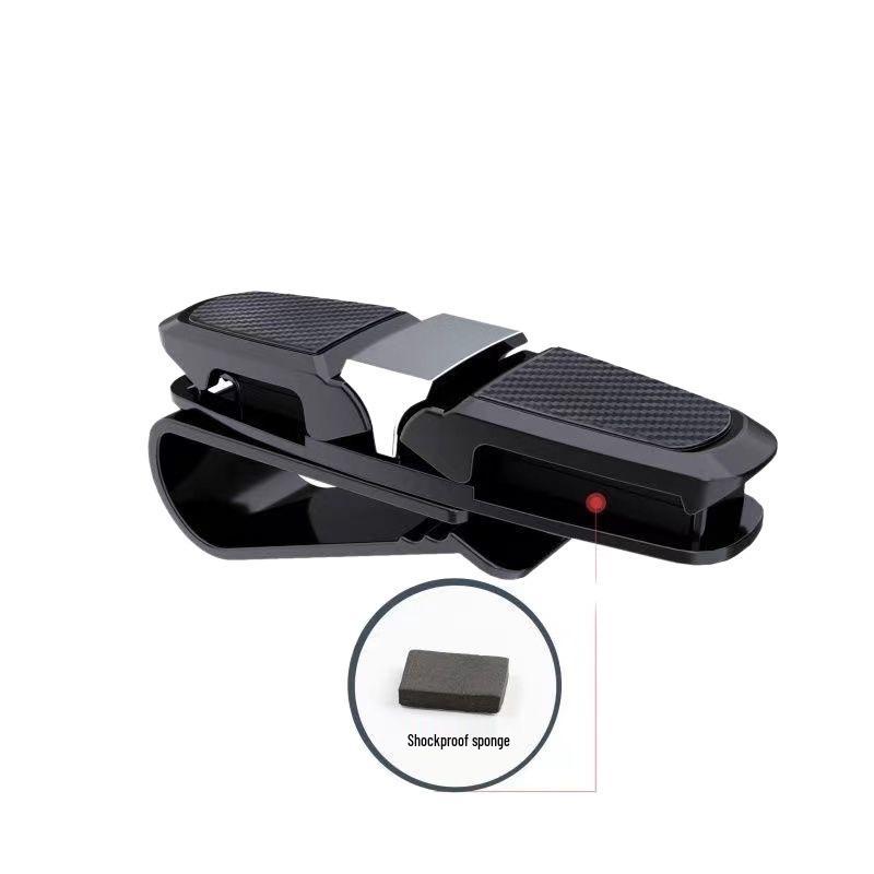 Multi-Functional Car Sunglasses Holder & Sun Visor Clip