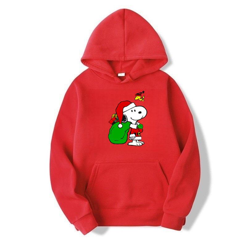 Snoopy Anime Creative Print Hoodie for Adults & Kids