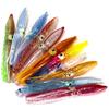 10Pcs Multicolor 8cm Squid-Shaped Fake Lure Bionic Soft Bait for Outdoor Fishing
