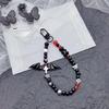 Fledermaus-Anhänger Handy-Schlaufen Schlüsselanhänger Kristall-Stern-Anhänger Kette Handy-Lanyard