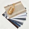 Spill Proof Dining Table Mats Sturdy Polyester Fabric Elegant Kitchen Decoration Accessory