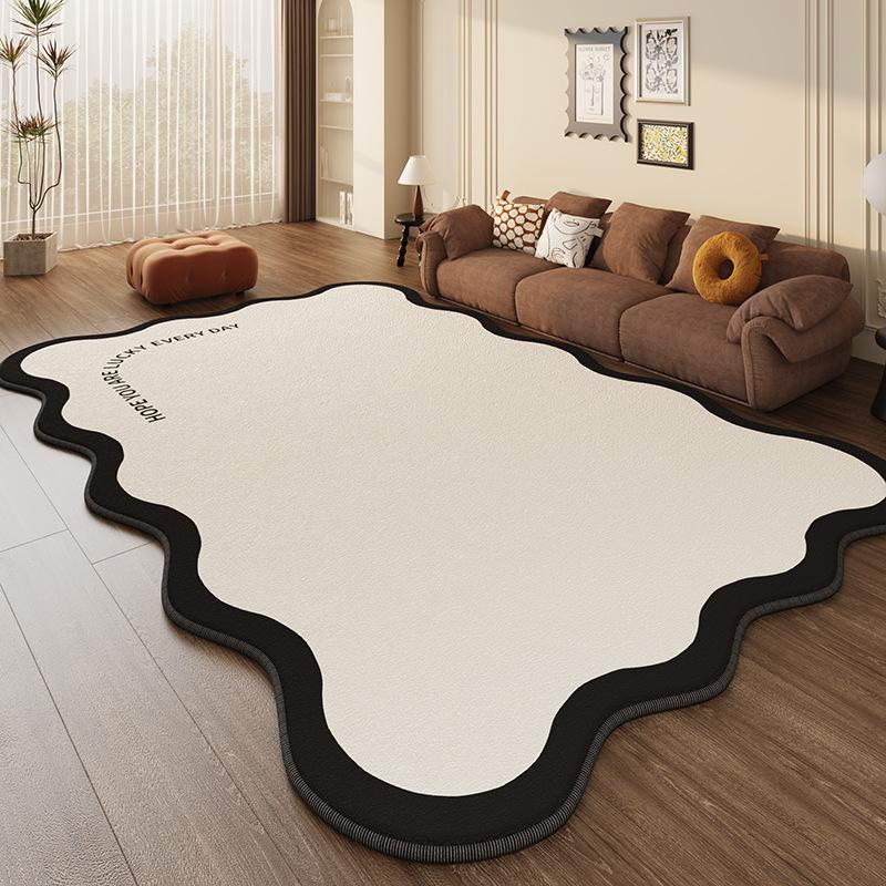 French Living Room Carpet Soft Thick Bedroom Anti Slip Bedside Carpet Comfortable Home Floor Mat