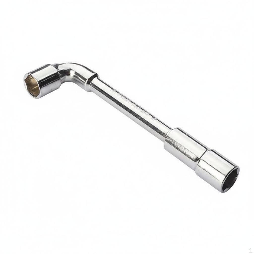 LShaped Wrench HighCarbon Steel Tire Lug DoubleEnded Tool for Mechanics, DIY
