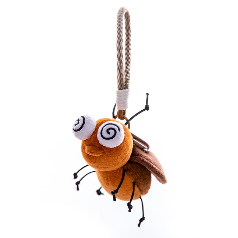Nieuw Mini Bug Pluche Insect Speelgoed Schattige Kakkerlak Lieveheersbeestje Spin Mier mestkever Bidsprinkhaan Vuurvliegje Huisvlieg Mug Vlinder Pop 12cm pendant