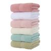 12-Color Pure Cotton Bath Towel - Soft, Absorbent, Japanese-Style Solid Color Body Wrap