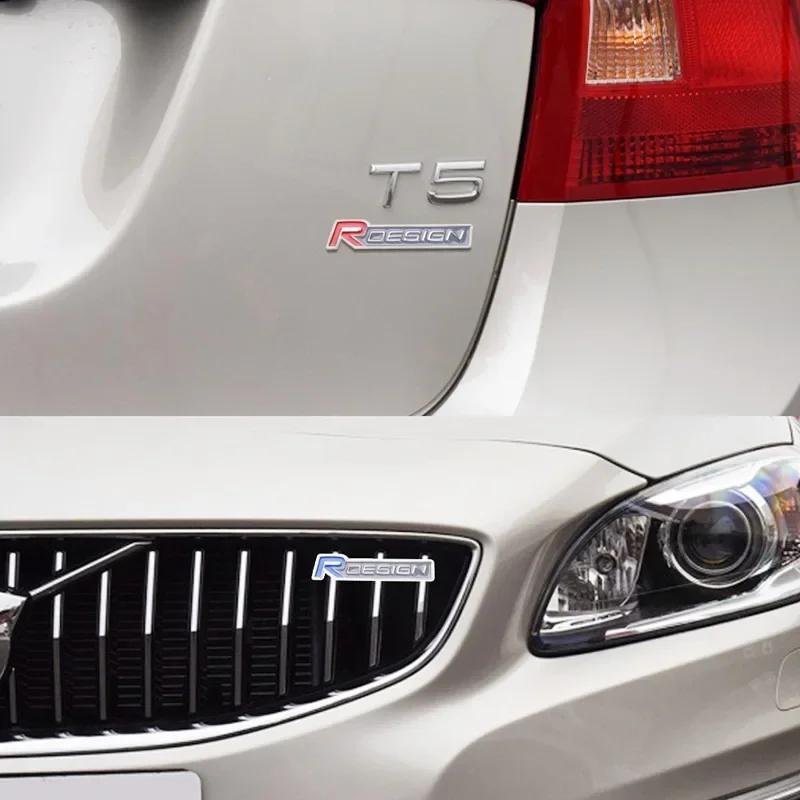3D Metall RDesign R Design Frontgrill Auto Plakette Aufkleber Emblem Decal Dekoration Für VOLVO XC40 XC60 XC90 V90 S90 S60 V60 V40 C70