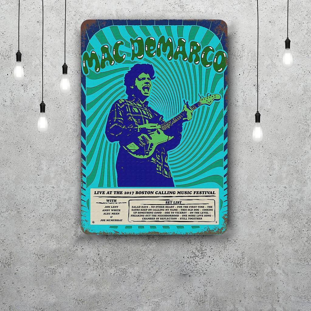 Psychedelic Vintage Metal Tin Signs Posters Decor Retro Metal Plaque Wall Art Decor for Garage Bar