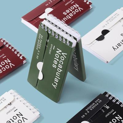 Mini Pocket Vocabulary Notebook: Student Ring-Bound Memo Pad