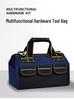Multifunctional Wear-Resistant Handheld Electrician Tool Bag - Durable Canvas Crossbody with Thickened Oxford Cloth for Repair and Installation.