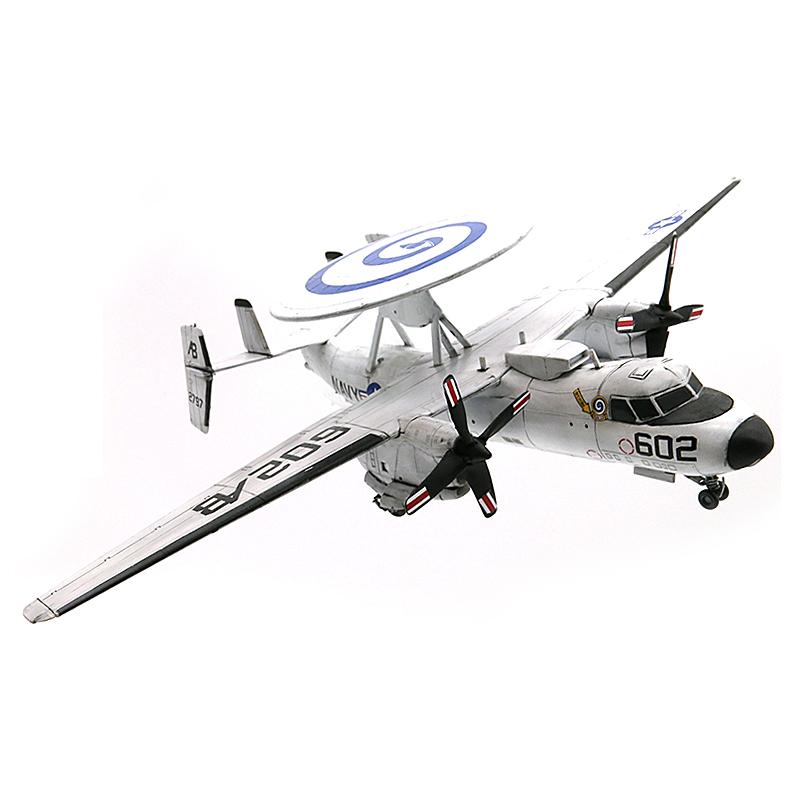 

1/72 Модель самолета Соединенные Штаты E-2C Hawkeye Самолет дальнего радиолокационного обнаружения Сборная модель Сделай сам Военные игрушки