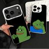 Funny Sad Forg P-Pepe Meme Shockproof Phone Case for iPhone 17 Air 16 16E 15 Pro Max 14 Plus 13 Mini 12 Back Cover Anti Fall Fun
