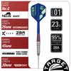Target Japan Rising Sun G9 95% Tungsten Steel Tip Darts Set 23g K-Flex No.6 Shape Flights and Shafts Swiss Nano Point 30mm Haruki Muramatsu