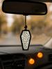 Halloween Wooden Coffin Hanging Decoration, Cute Ghost Decor Pendant, Car Rearview Mirror Ornament, Ideal Gift for Home & Party
