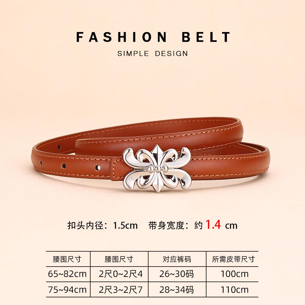 

Ремень из коровьей кожи для женщин, платье из натуральной кожи, тонкий ремень для женщин, высококачественный ретро 110cm оранжевый