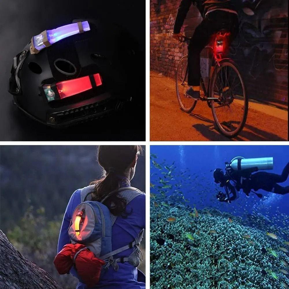 Strobe Light Survival Signal Light Multi-function Safety Flashing Light Helmet Light  Camping