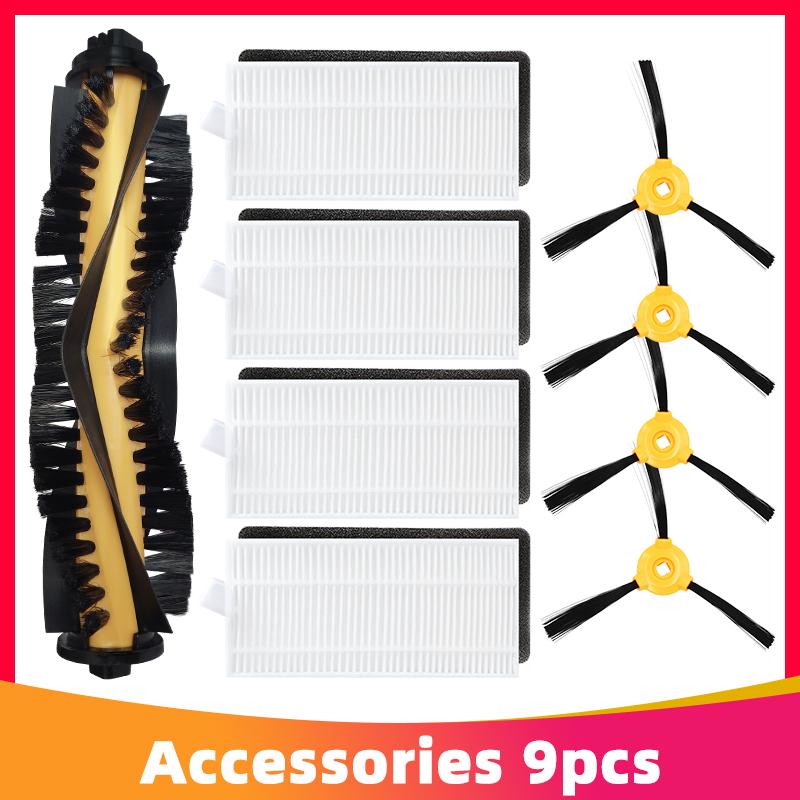 Fit For Conga Excellence 990 Robot Vacuum Cleaner Hepa Filter Main Side Brush Cover Primary Filter Castor Wheel Spare Part