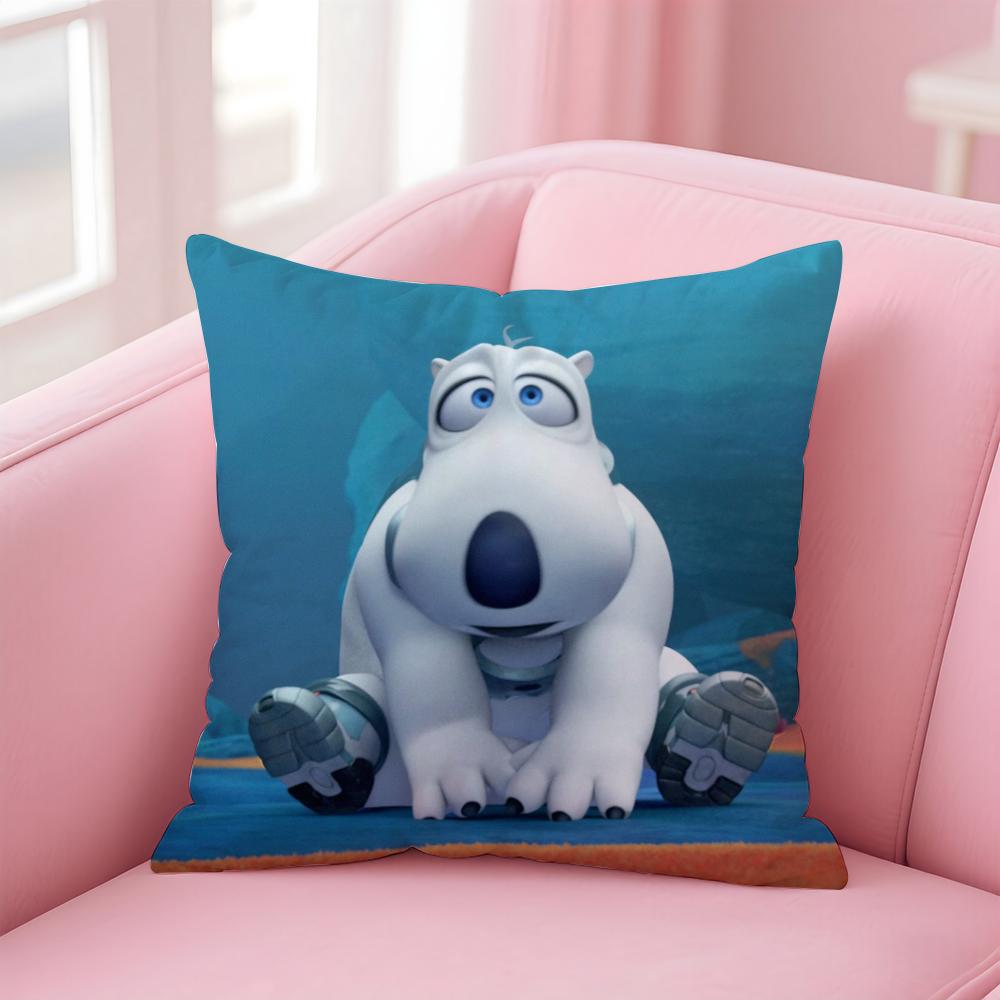 Cute B-Backkom Cushion Cover Home & Car Multi-Scene Pillow Cover - Reversible, Soft & Durable for Daily Use