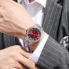 Su Geçirmez Kuvars Kol Saati Tarih Göstergeli Erkek Saati Moda Buzlu Saat Lüks Aksesuar