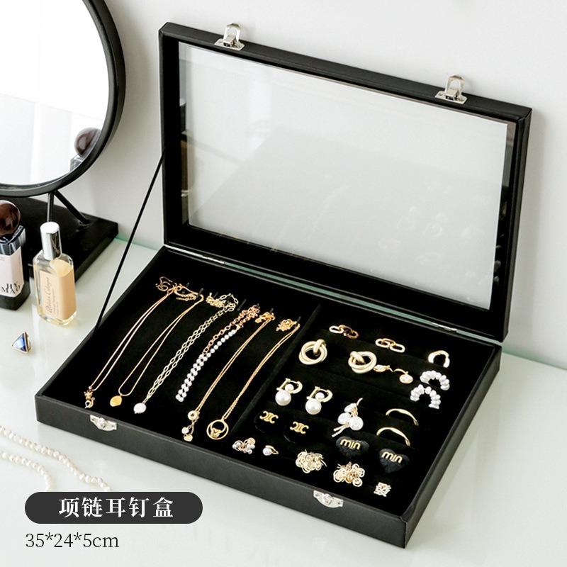 Jewelry Storage Box Earrings Earrings Necklace Jewelry Box Earrings Ring Bracelet Exquisite Jewelry Box Display Box
