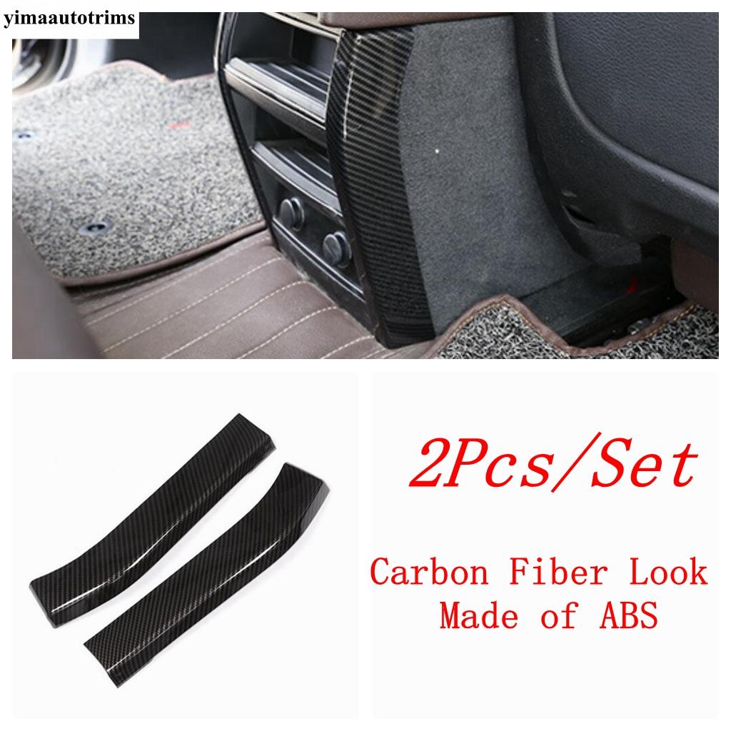 Rear Armrest Box Strip / Read Light / Middle Air AC Vent Cover Trim Accessories For BMW X5 F15 2014 - / X6 F16 2015 -