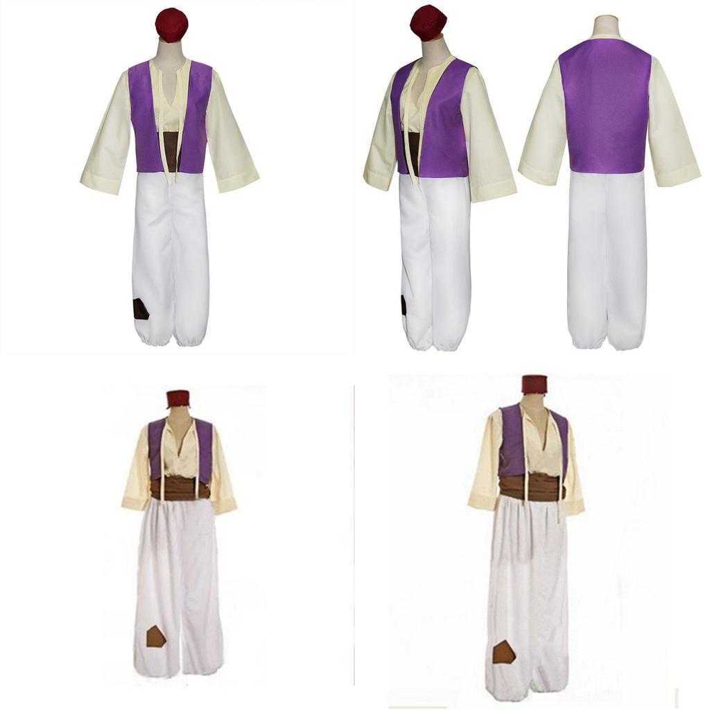 Versatile Aladdin And His Wonderful Lamp Prince Halloween Costume For Cosplay Events