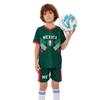 [HANLIDA] World Cup Soccer Uniform, Kids, Mexico Uniform, Short Sleeve,