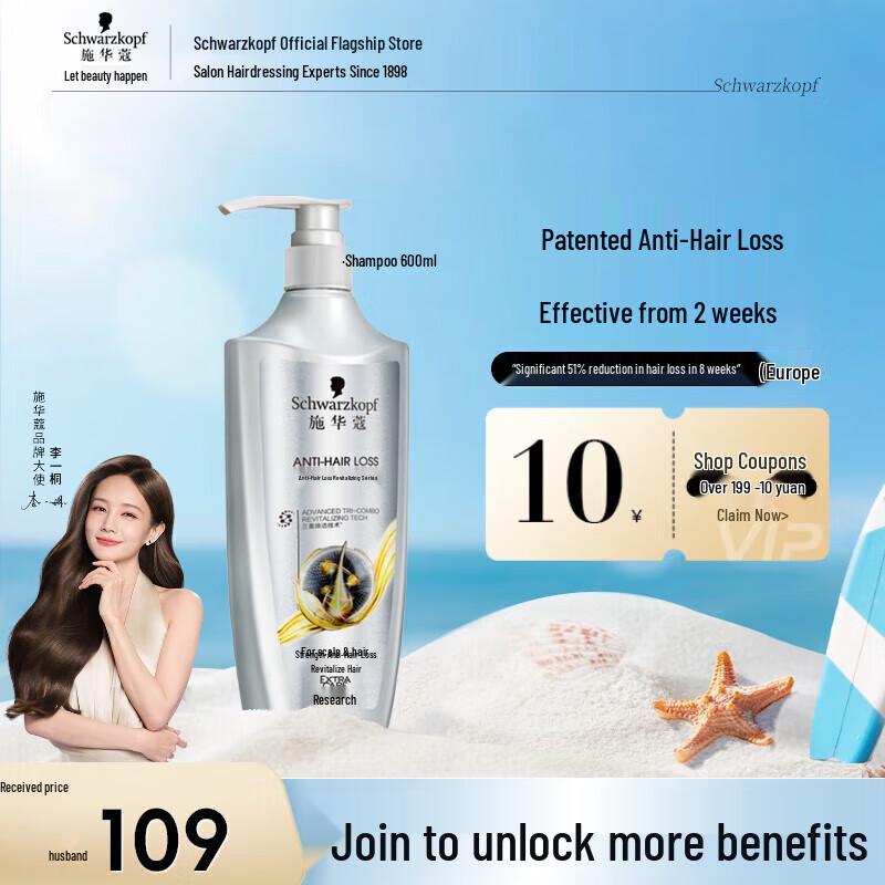 Schwarzkopf Anti-Hair Loss Shampoo