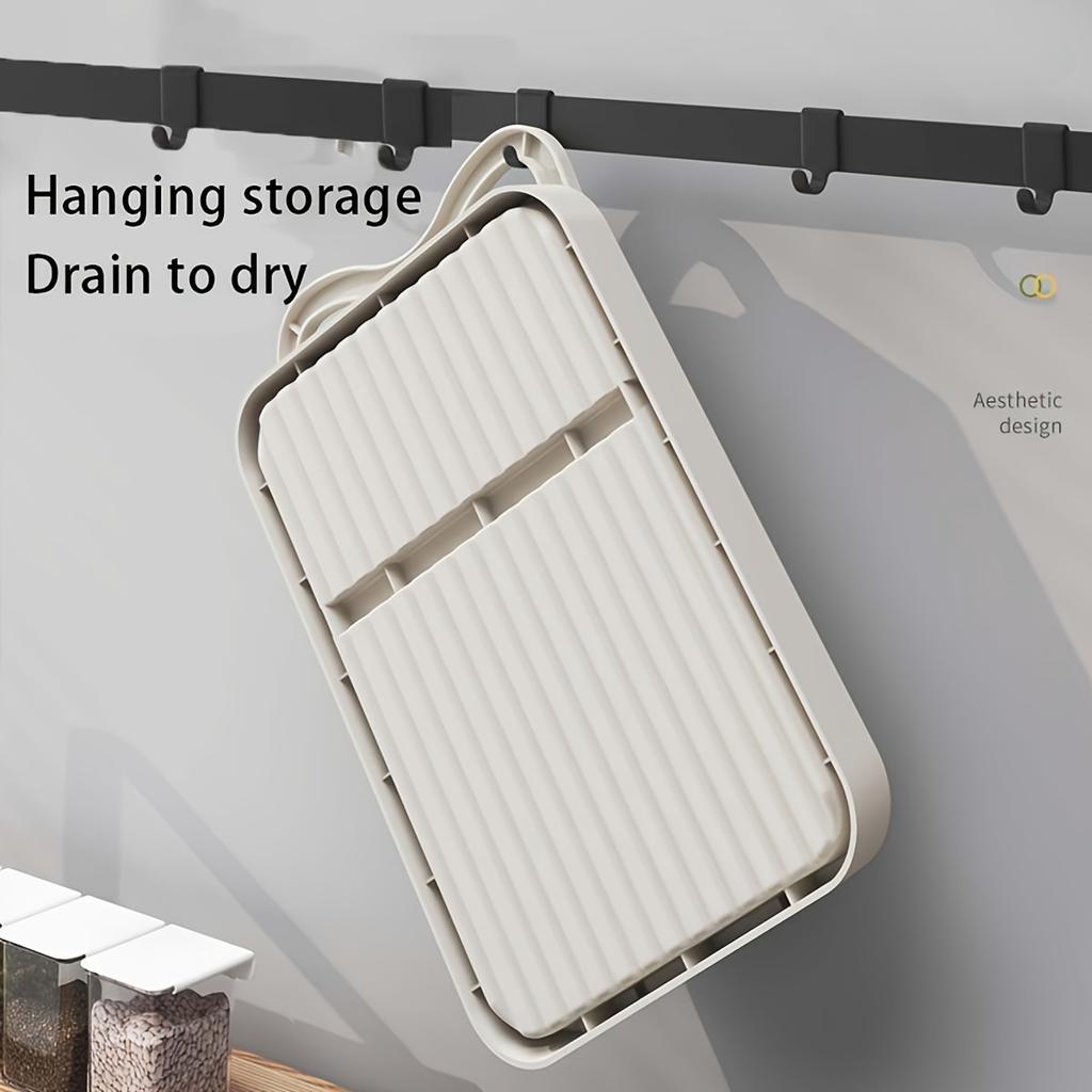 2pc Multifunctional Kitchen Spatula Rack - Camp Kitchen Storage Solution for Soup Ladle, Chopsticks, Pot Lid, and More with Hanging Hole and Space